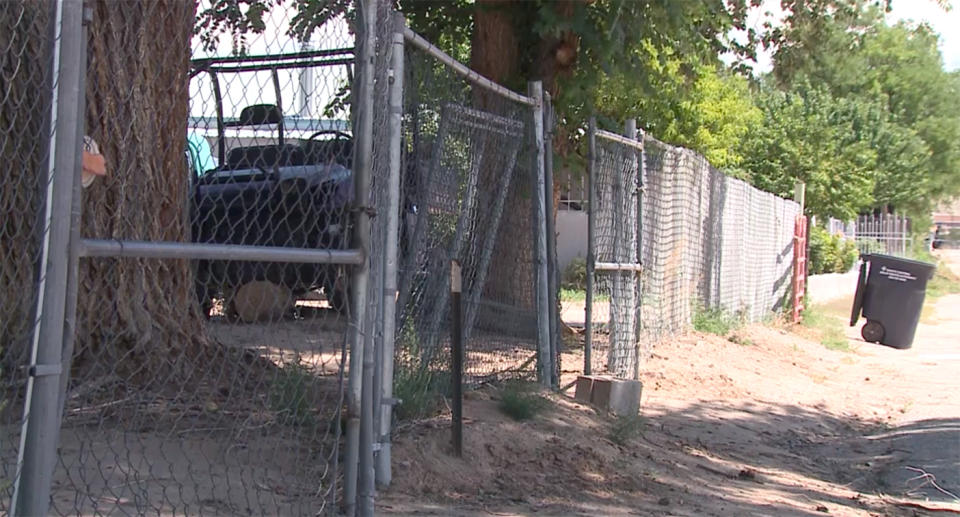 The rural area in New Mexico where the mother's trailer was located.