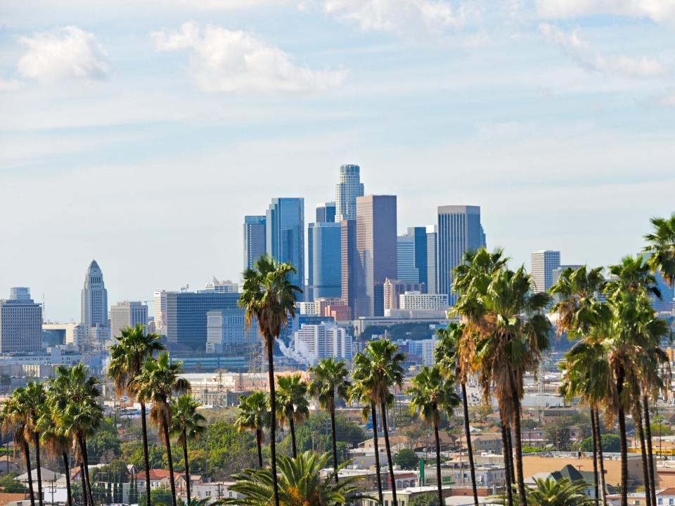 los angeles skyline