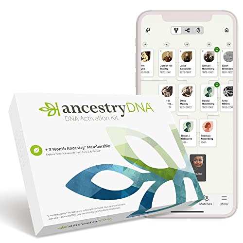 AncestryDNA: Genetic Ethnicity Test + 3-Month Ancestry World Explorer Membership…