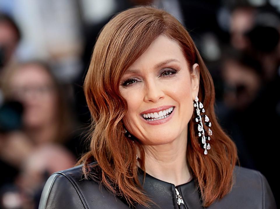 Julianne Moore with auburn hair