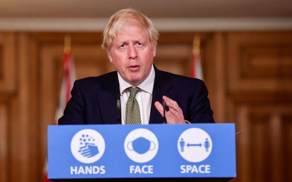 Prime Minister Boris Johnson. One Conservative source said the distrust between Downing Street and 'red wall' Tory MPs in the North West had become so severe that “they are looking to Andy Burnham for leadership rather than Boris” - Toby Melville/PA