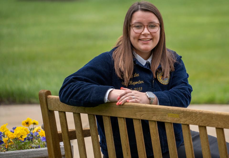 Indiana FFA State Reporter Gracie Lee plans to pursue a career in agricultural education and hopes to empower other young women interested in agriculture careers.