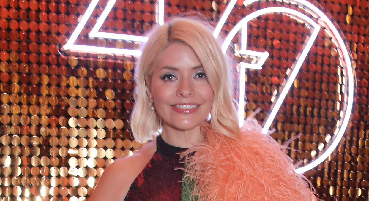 Holly Willoughby was forced to miss last week's Dancing On Ice after testing positive for COVID-19. (Getty Images)