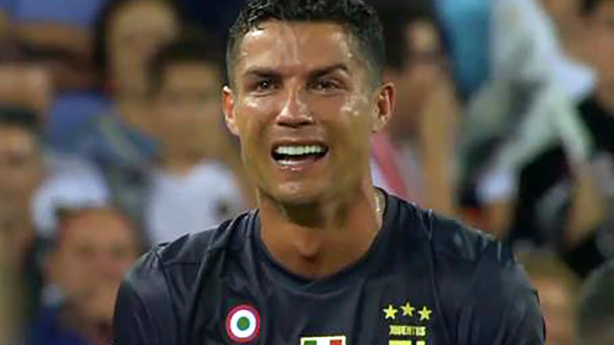 soccer memes ronaldo crying