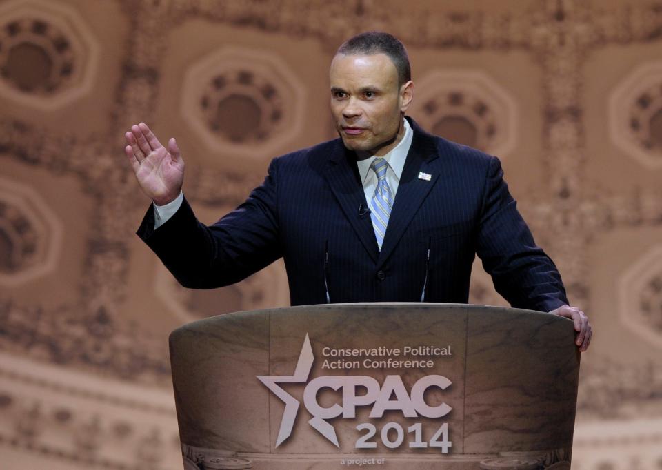 Conservative commentator Dan Bongino speaks at the Conservative Political Action Committee annual conference in National Harbor, Md., on March 6, 2014.