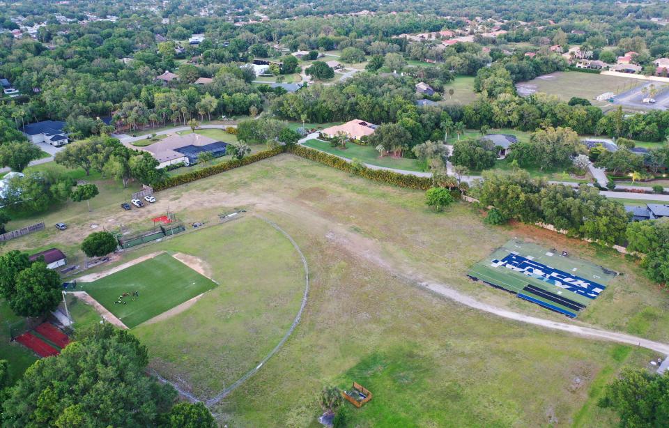 Country Creek, an East Sarasota neighborhood, shares a property line with the church and its youth baseball field.