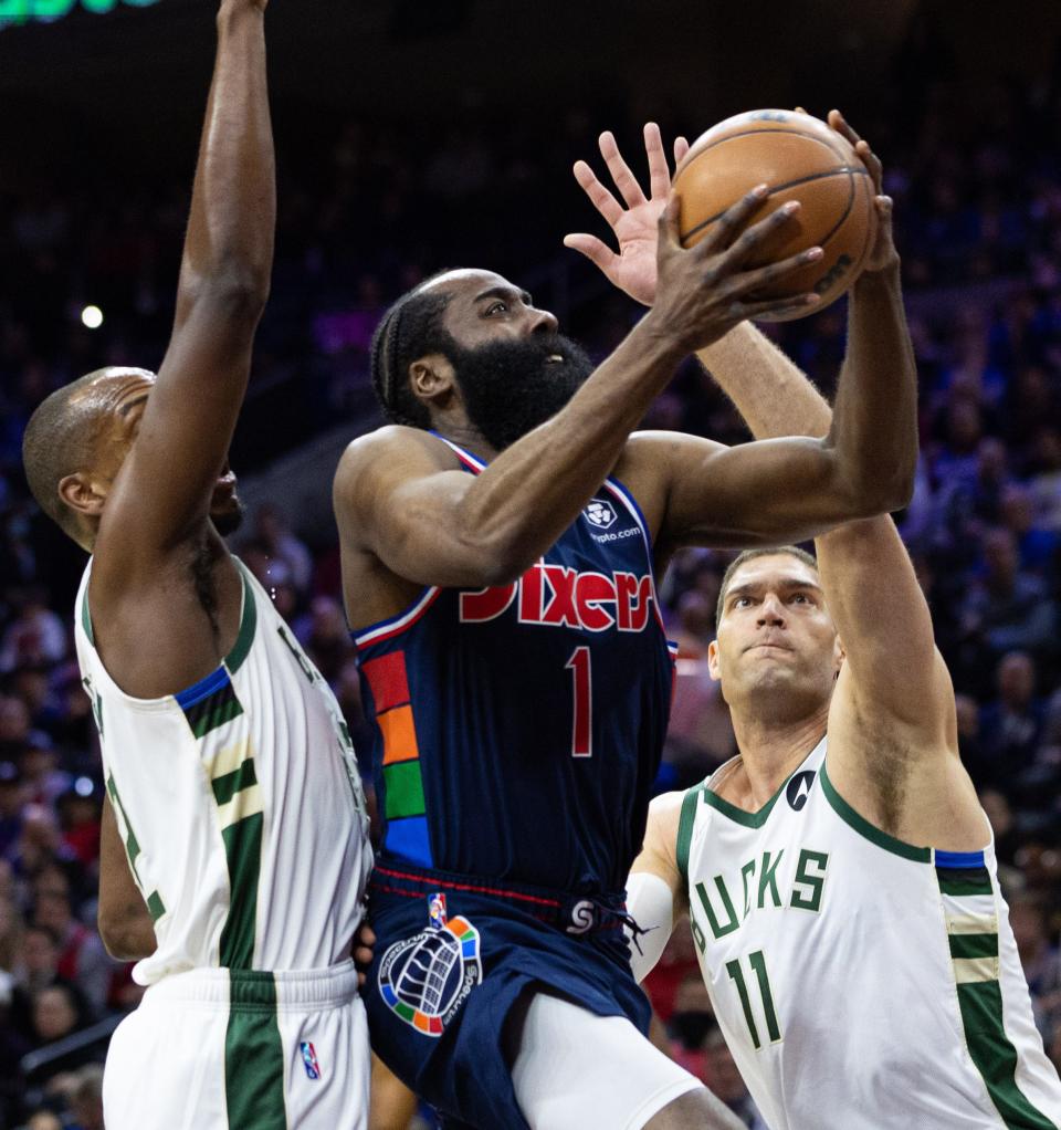 James Harden played in two seasons with the 76ers while Doc Rivers was coach there.