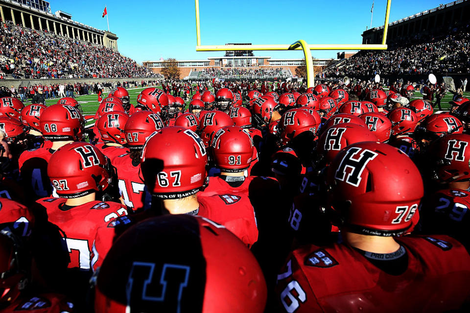 Yale defeated Harvard for the first time in the last nine attempts. (Getty Images)