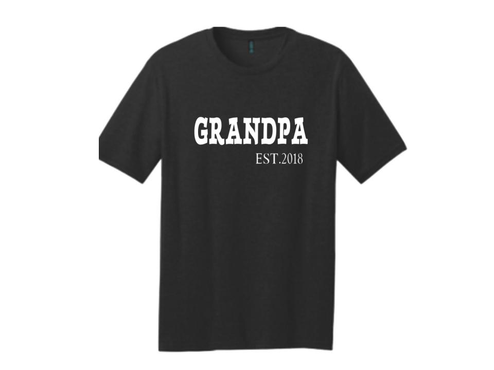 “Papaw Since” Custom Men’s T-shirt