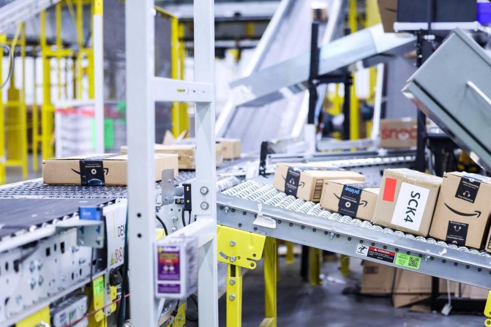 At Charlotte's Amazon fulfillment center, thousands of employees work to get more than 350,000 packages to customers within 90 minutes every day.