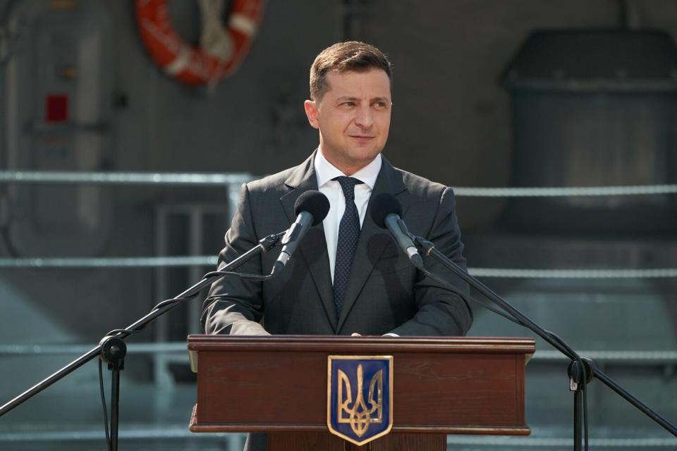 烏克蘭總統澤連斯基（Volodymyr Zelensky）。   圖：翻攝自澤連斯基臉書（資料照片）