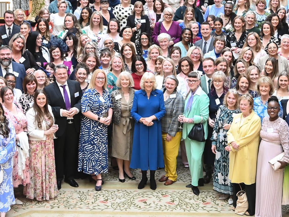 Königin Camilla und ihre 300 Gäste im Buckingham Palast. (Bild: Eamonn M. McCormack - Pool/Getty Images)