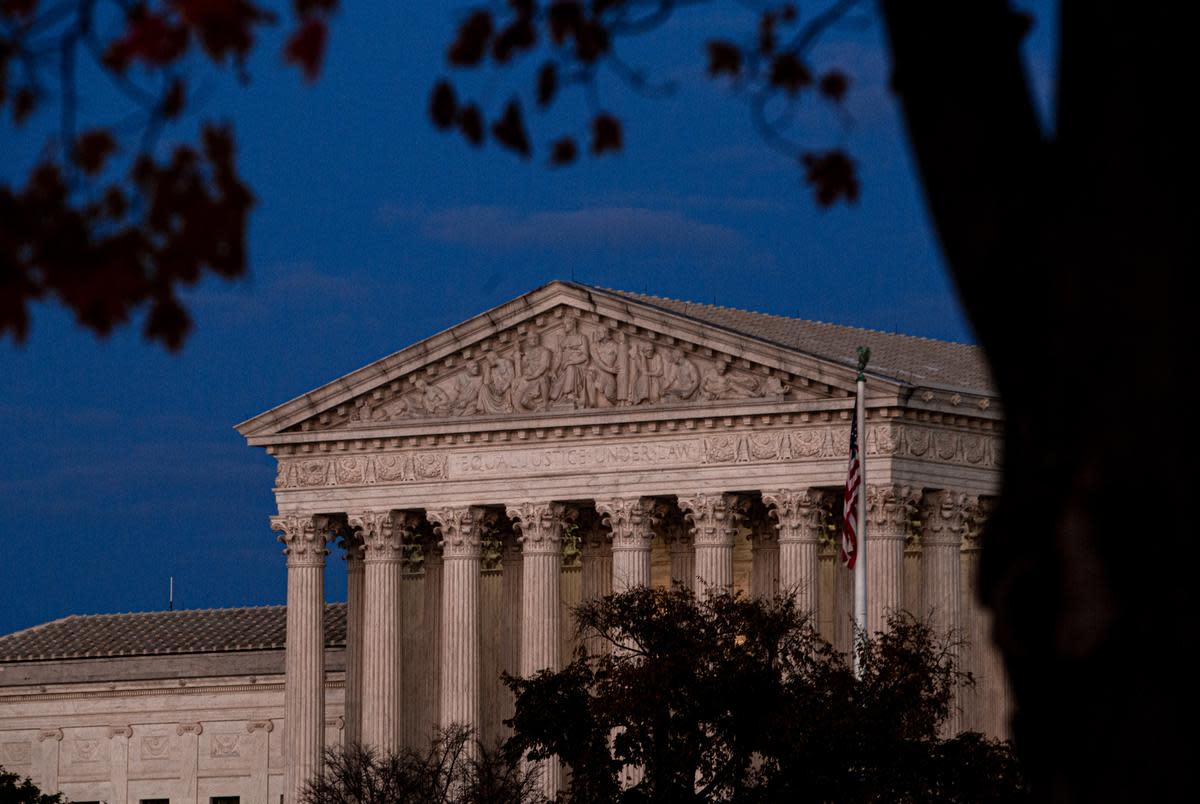 The U.S. Supreme Court building in Washington, D.C., on Nov. 4, 2022.