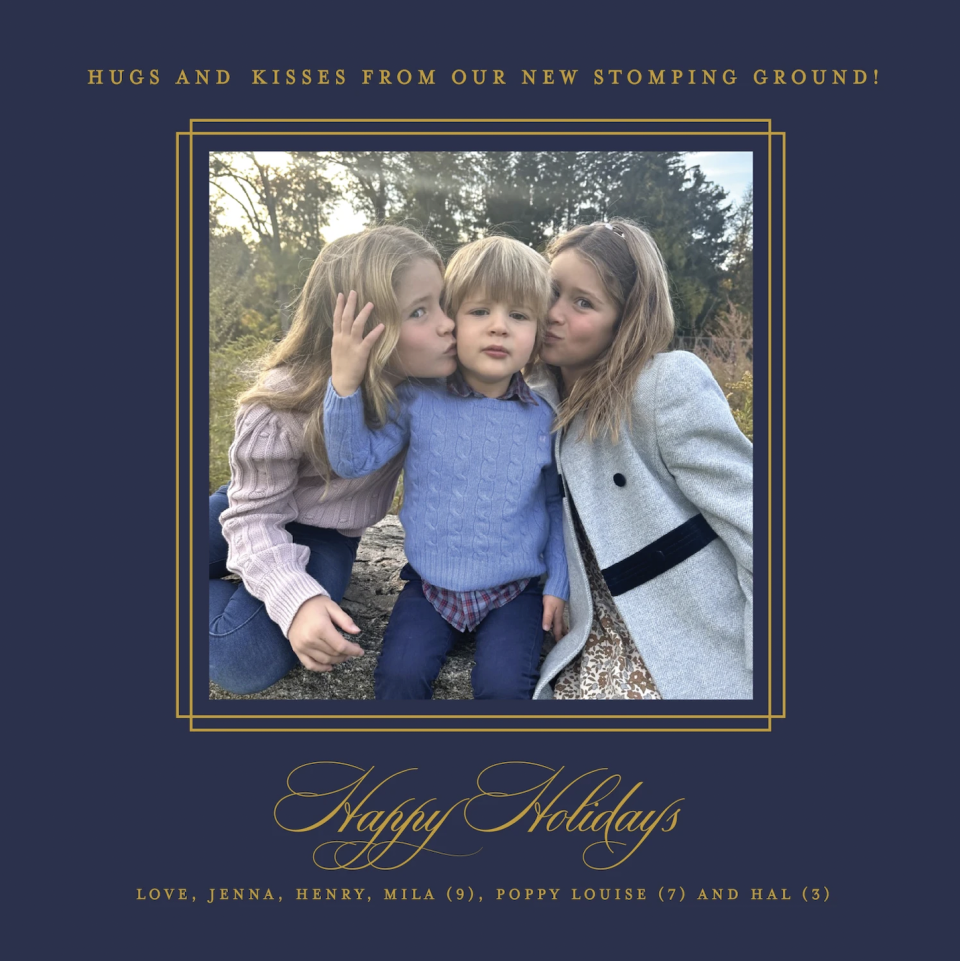 today show jenna bush hager christmas card 2022