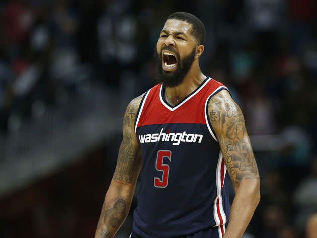 Markieff Morris warms up. (Getty Images)