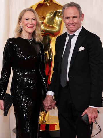 <p>Aliah Anderson/Getty </p> Catherine O'Hara and Bo Welch attend the 96th Annual Academy Awards on March 10, 2024 in Hollywood, California.