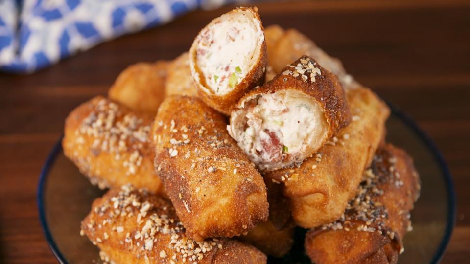 Everything Bagel Egg Rolls