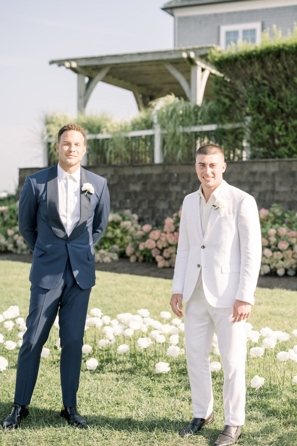 a groom and his friend