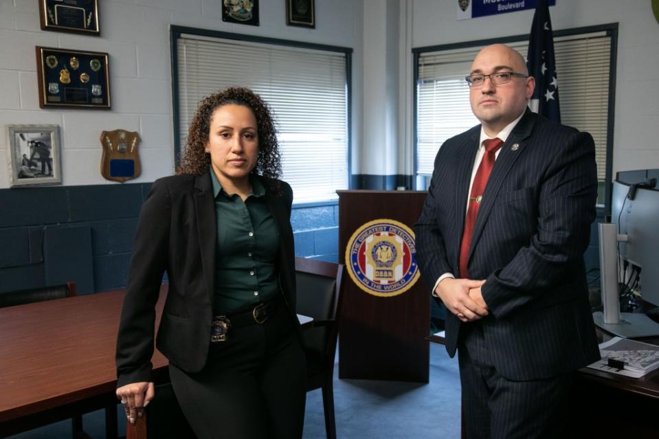 Detectives Marisol Bonilla and Armando Saitta have taken over the Bushwick Houses double murder case. Michael Nagle for NY Post