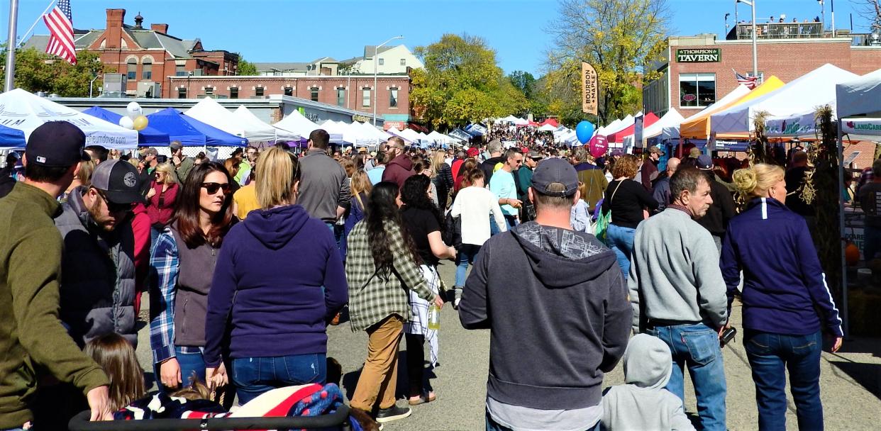 Apple Harvest Day draws a crowd of thousands in downtown Dover each year.