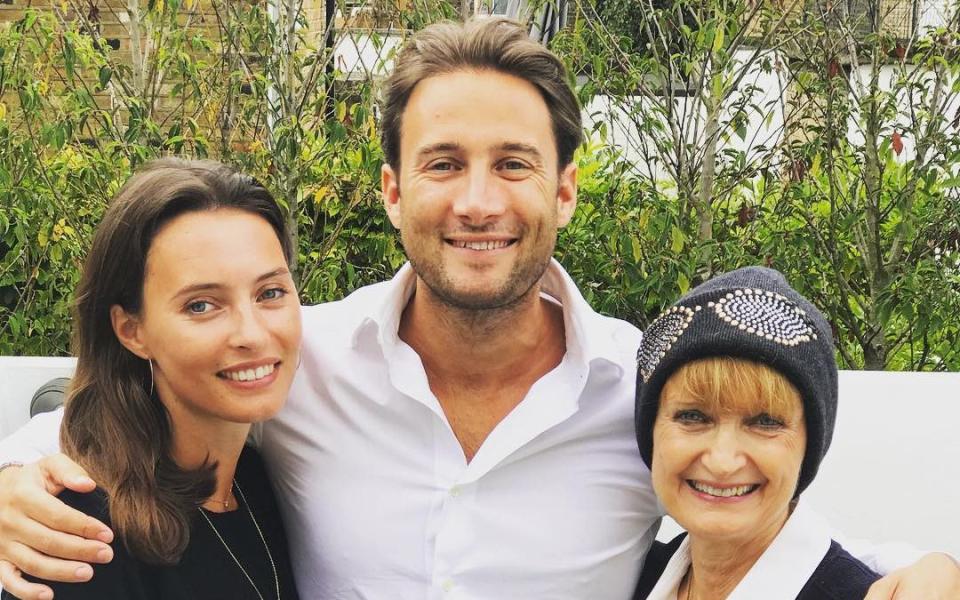 Ella with husband Matt and Tessa Jowell