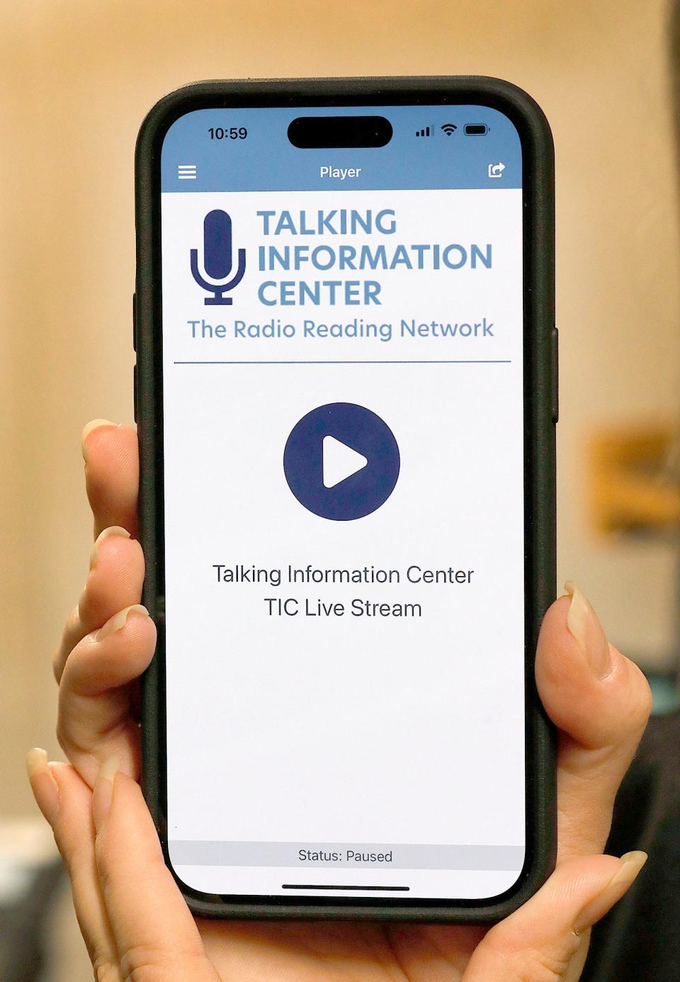 The new Talking Information Center mobile app.