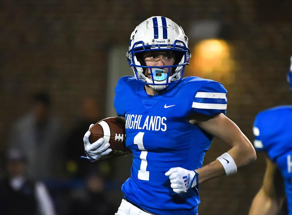 Charlie Noon of Highlands collected several prestigious all-region football honors, including the local 5A player of the year.