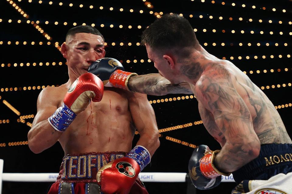 Teofimo Lopez lost his unified crown in his first defence against George Kambosos Jr (Getty Images)