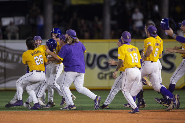 LSU Tigers ProSphere Baseball National Champions Adult Full-Button Bas —  Bengals & Bandits