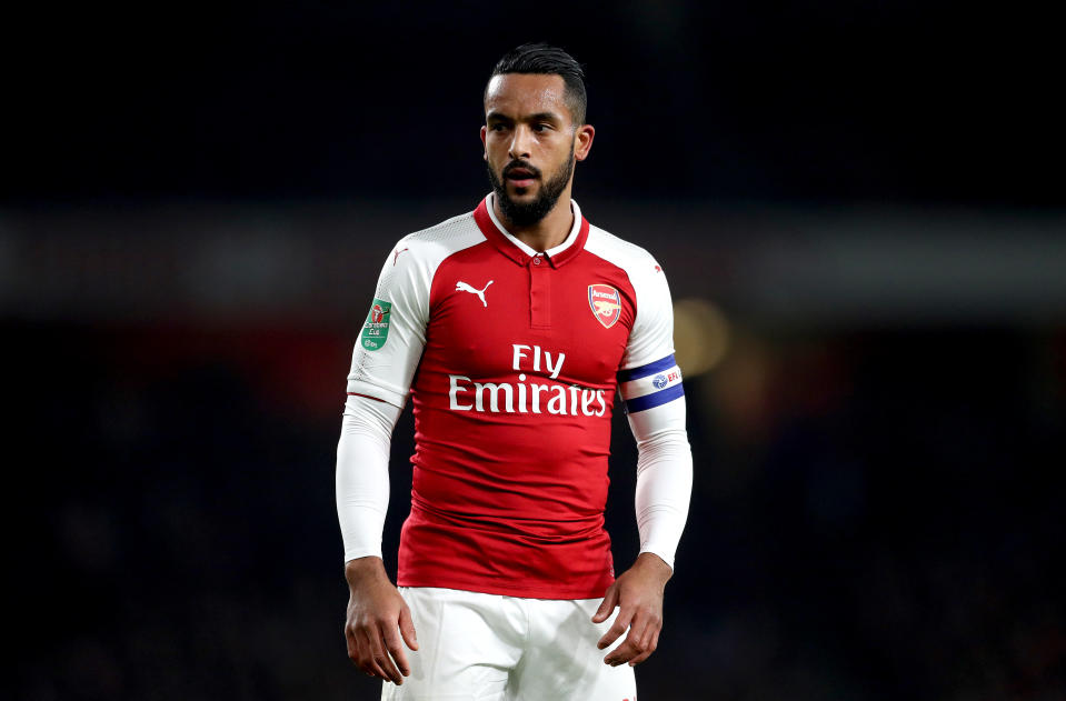 Theo Walcott in action for Arsenal