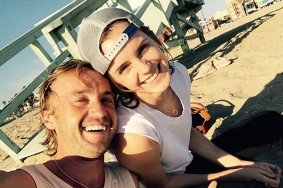 Boardwalk buddies: The pair also met up in November (Instagram: Emma Watson)