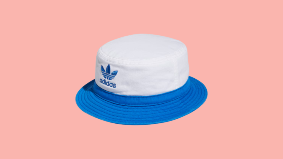 The bucket hat trend is thriving. We love this simple design from Adidas.