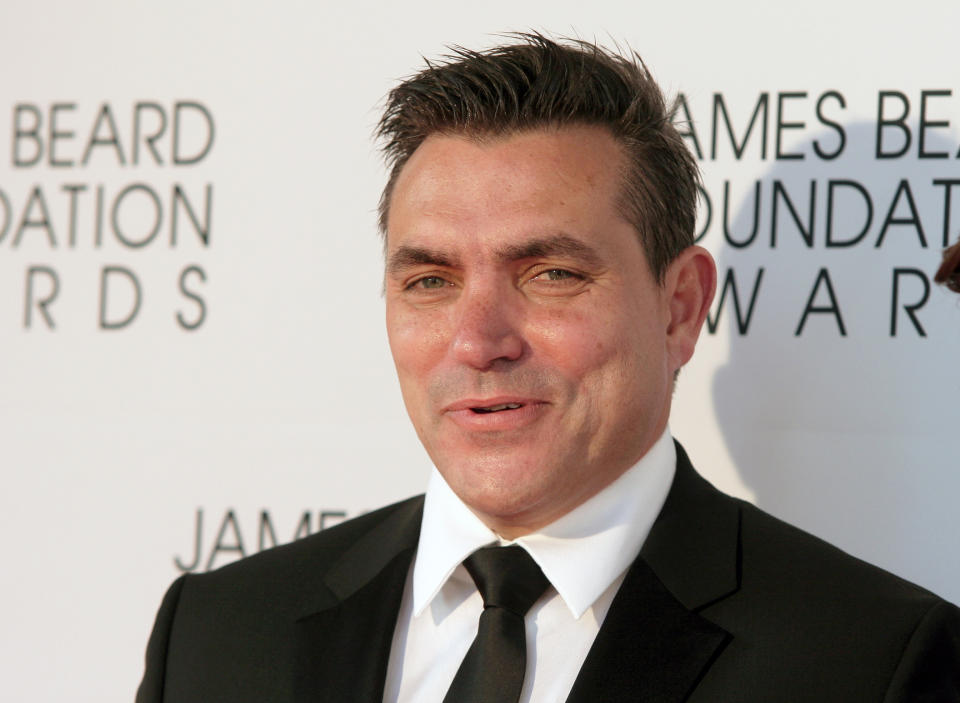 Restauranteur Todd English arrives at the James Beard Foundation Awards Gala on Monday, May 6, 2013, in New York. (Photo by Andy Kropa/Invision/AP)