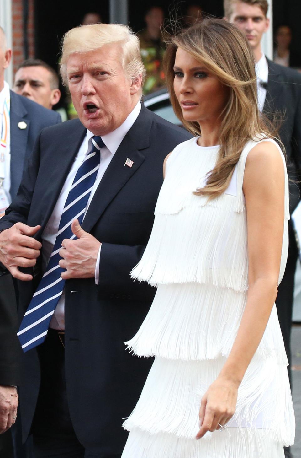 Melania channels 20's style for G20 Summit