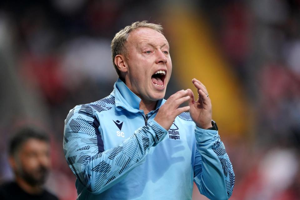 Steve Cooper’s Nottingham Forest face a busy fixture schedule (Zac Goodwin/PA) (PA Wire)