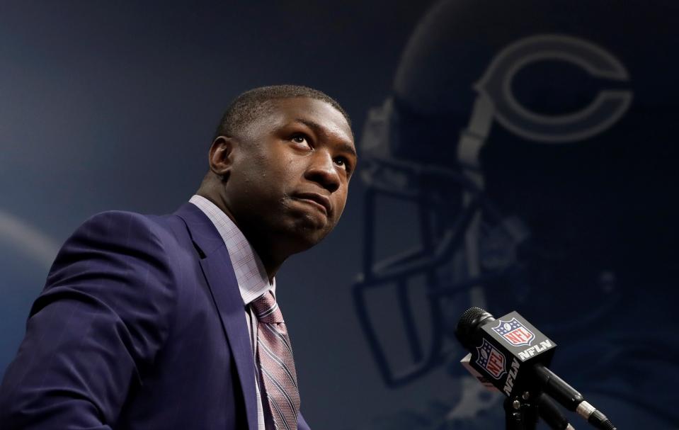 Roquan Smith has already missed a week of Bears training camp. (AP Photo)