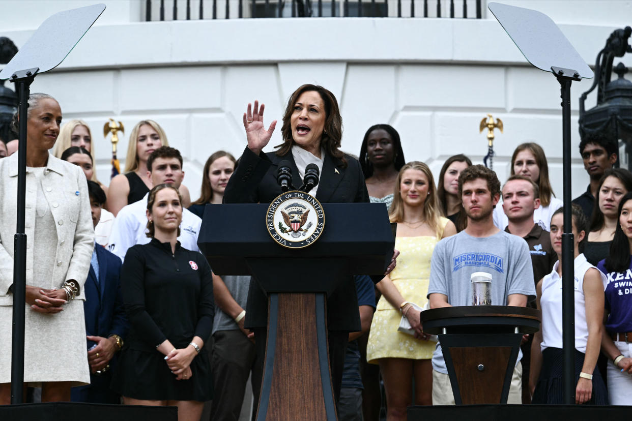 Kamala Harris BRENDAN SMIALOWSKI/AFP via Getty Images