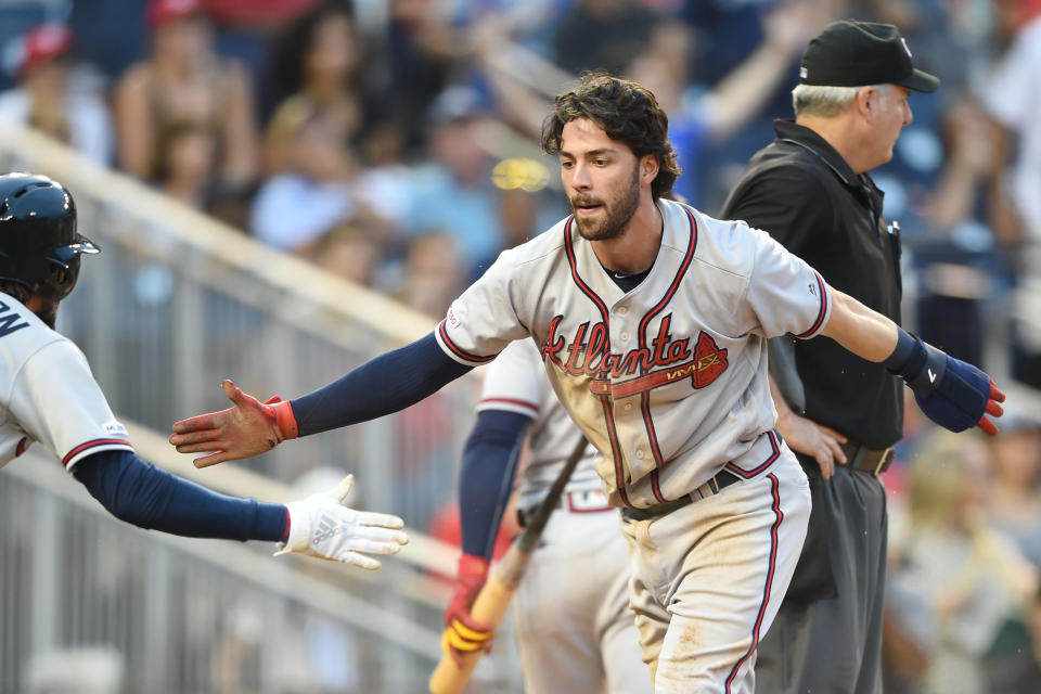 The Atlanta Braves are postseason bound again. (Photo by Mitchell Layton/Getty Images)