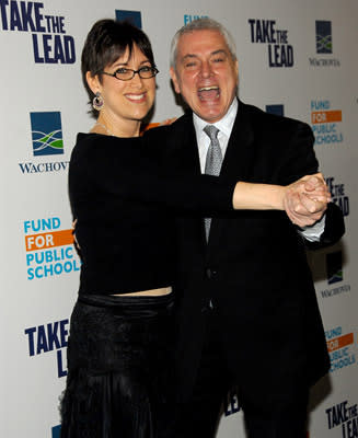 Diane Nabatoff with the real Pierre Dulaine at the NY premiere of New Line Cinema's Take the Lead