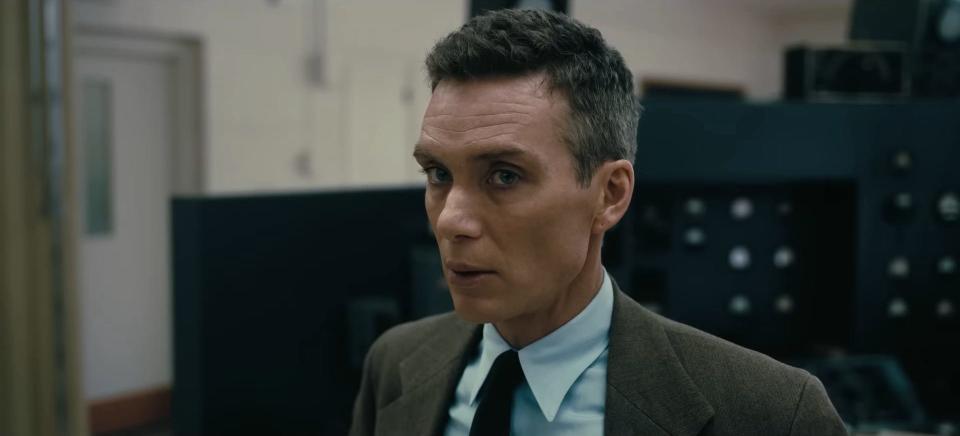 Cillian Murphy as J. Robert Oppenheimer in "Oppenheimer."