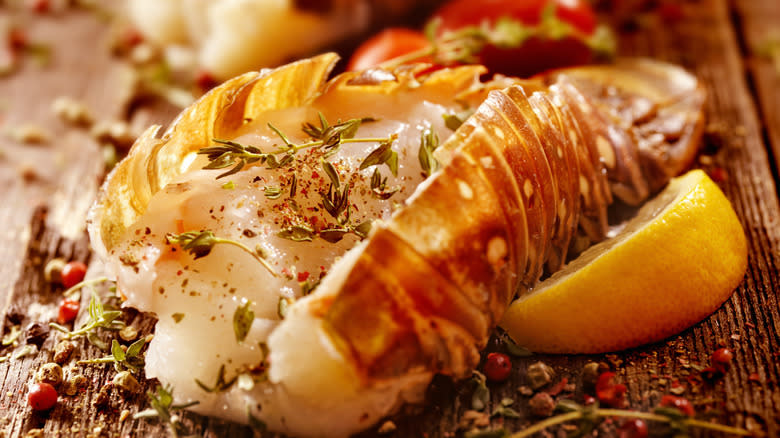 lobster tails with spices