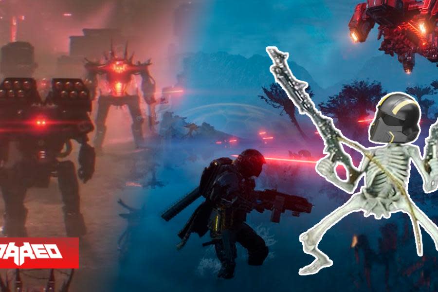 Jugador de Helldivers 2 se infiltra en una base autómata en Robot Vietnam, destruye dos fábricas y logra sobrevivir al ataque de muchos enemigos "No me dejan morir"