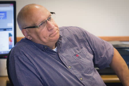 Carl Belke, chief operating officer for Western New York & Pennsylvania Railroad, is pictured during an interview with Reuters in his office in Olean, New York August 24, 2015. REUTERS/Lindsay DeDario