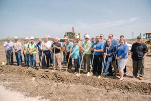 Kansas Governor Laura Kelly and a U.S. Senator for Kansas Jerry Moran joined other participants for a June 17 groundbreaking ceremony for Bartlett's new $375 million soybean crushing facility in Montgomery County, Kansas.