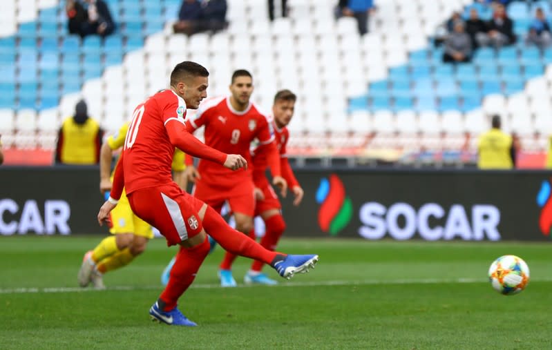 Euro 2020 Qualifier - Group B - Serbia v Ukraine