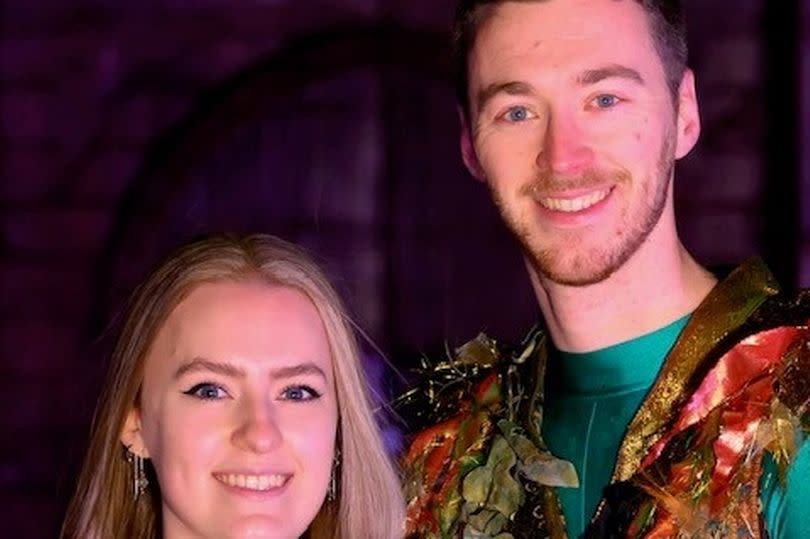 Dave Churm and Shannon Walton - who met, and got engaged, during Kynren