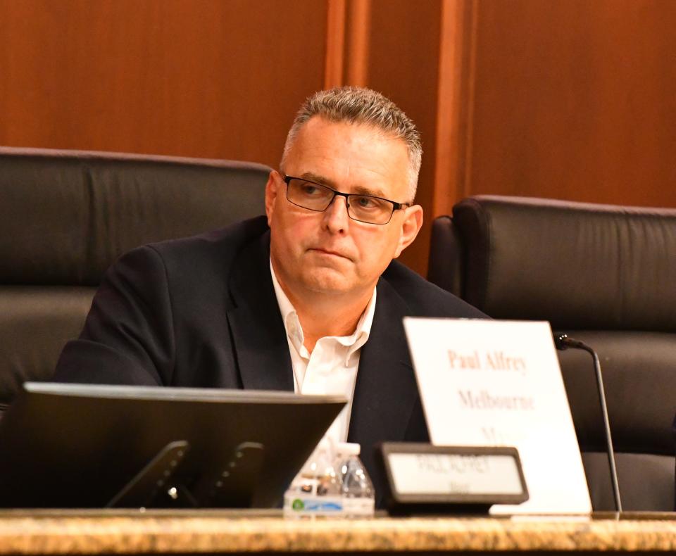 West Melbourne City Councilman John Dittmore in a 2022 file photo. State Rep. Randy Fine has accused Dittmore of filing an illegal subpoena seeking records relating to a fight over West Melbourne Mayor Hal Rose's residency.
