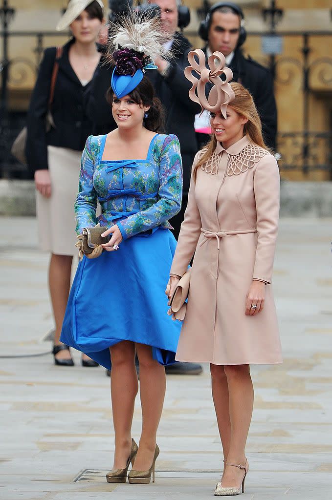 Princess Eugenie and Princess Beatrice's hats stole the show.