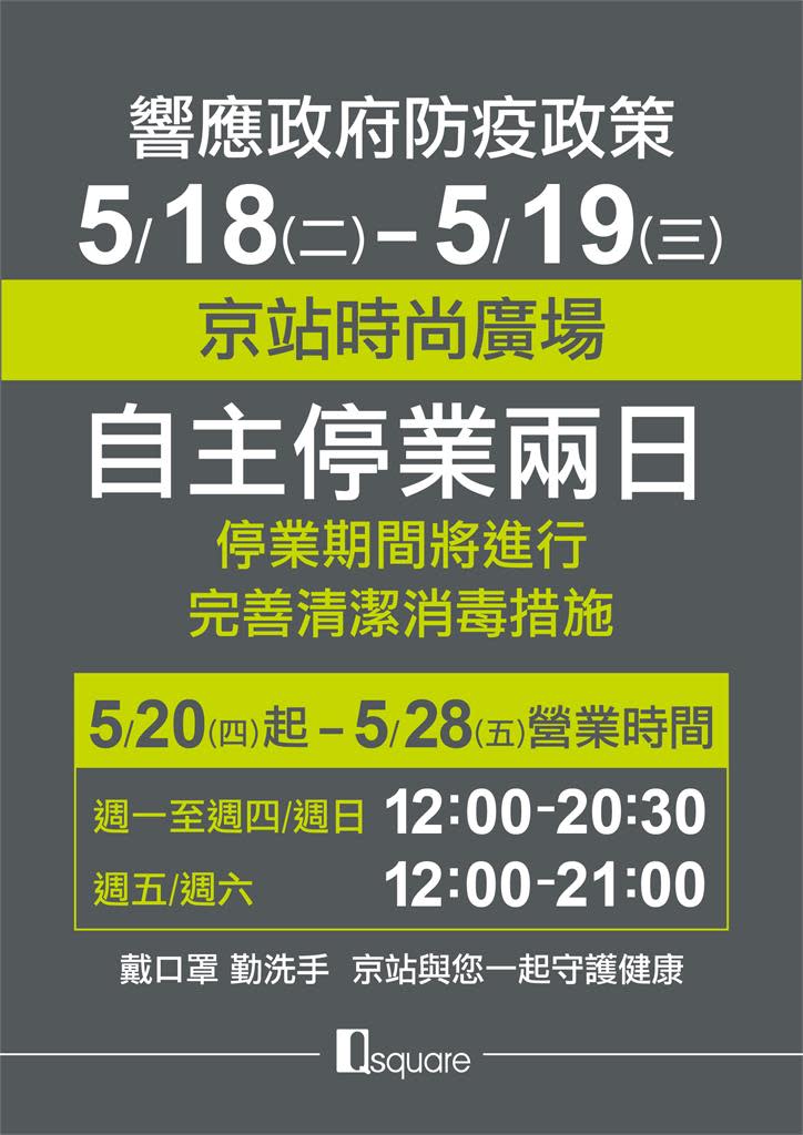 快新聞／本土+333確診創新高！ 京站名起自主停業2天大清消