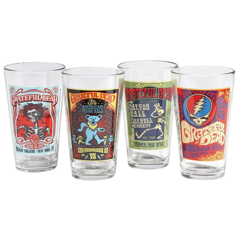 Grateful Dead Poster Pint Glass (4 Pack)